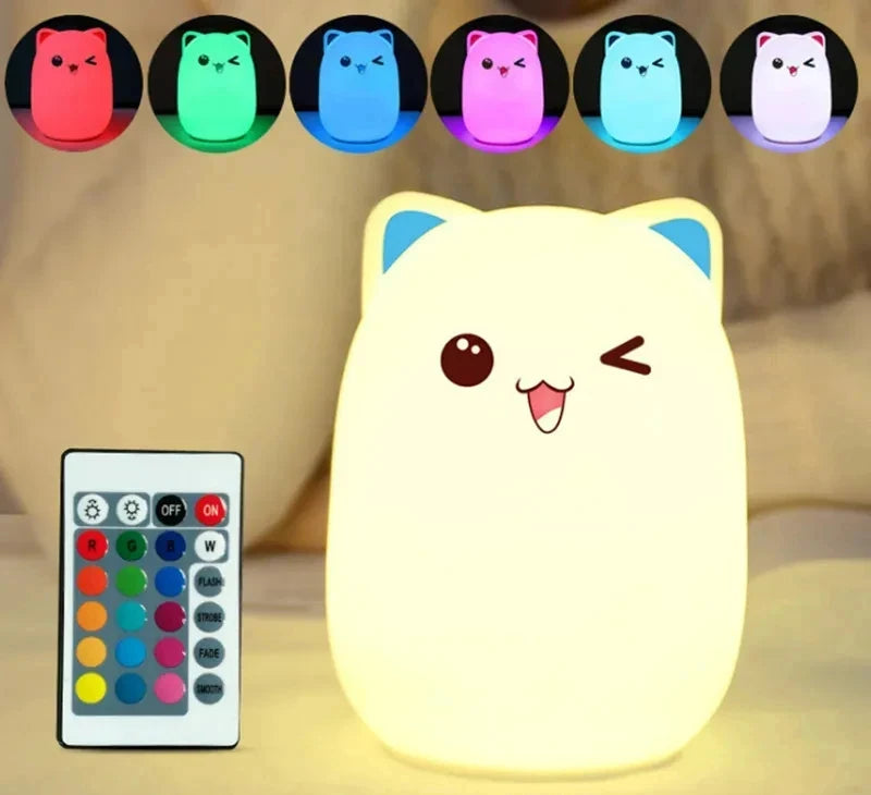 Cute Sheep Silicone Night Light